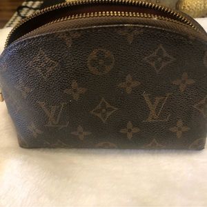Louis Vuitton cosmetic pouch. Makeup case.